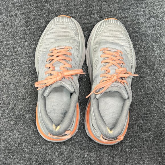 Hoka Bondi 7 Running Shoes Women's Size 8.5 Grey Athletic Training Run Sneakes - Picture 9 of 13